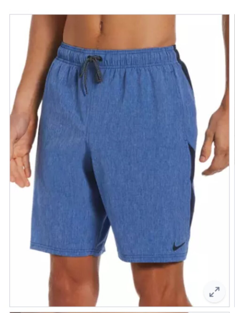 NIKE Dri-Fit Contend 9 Inch Volley Swim Shorts Size 2XL Blue